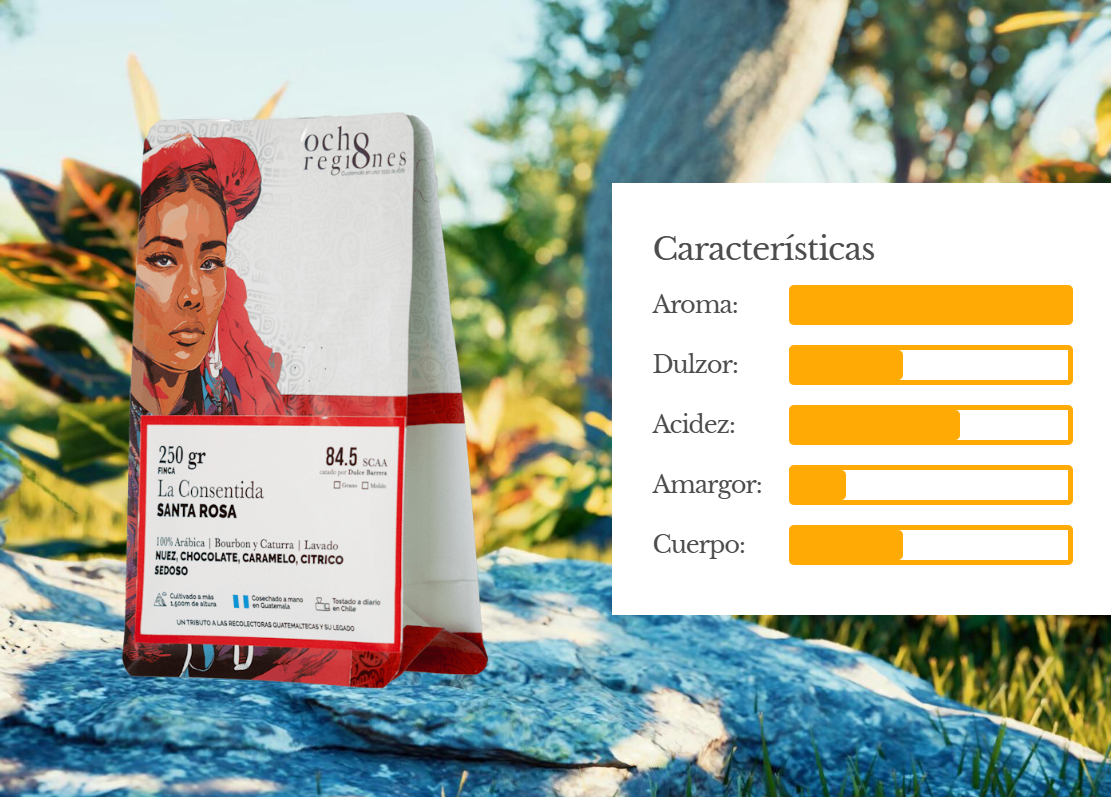 Café 8 regiones Santa Rosa 250g